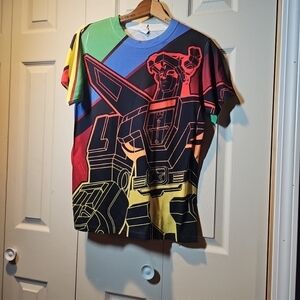 Vibtage Voltron Sublimation Graphic Tee Size Small